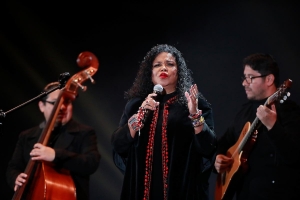 Eva Ayll&oacute;n cant&oacute; himno a la unidad latinoamericana en clausura de los Parapanamericanos