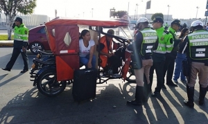 Intervienen motos lineales en inmediaciones del Aeropuerto Jorge Chavez