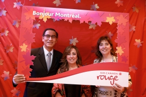 Air Canada inaugur&oacute; oficialmente nueva ruta directa Lima Montreal