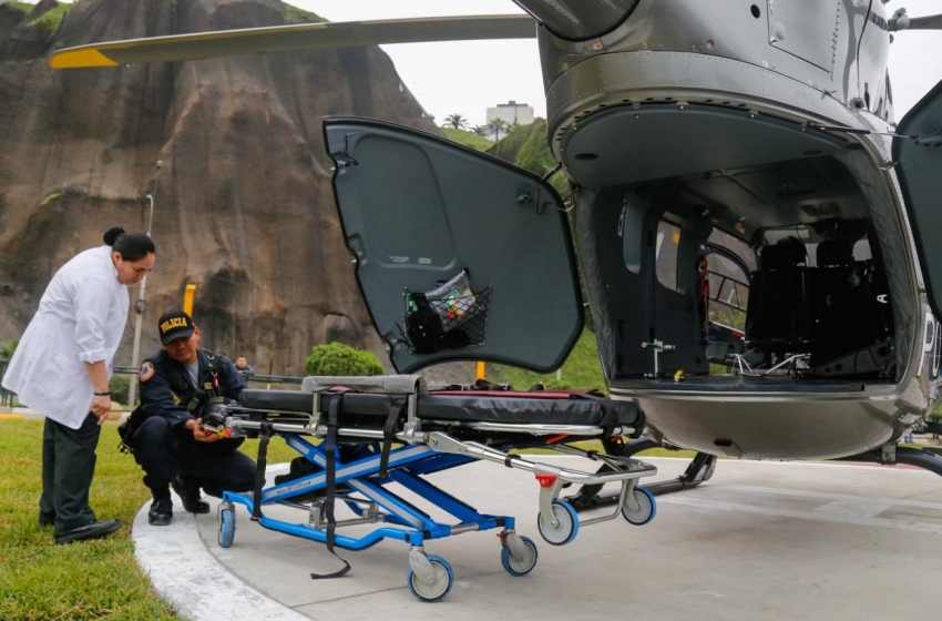 Ambulancias a&eacute;reas velan por la salud de los Juegos Panamericanos Lima 2019