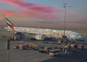 &iquest;Emirates Airline present&oacute; un avi&oacute;n incrustado con diamantes?