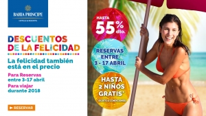 Vuelven los descuentos de la felicidad a Bah&iacute;a Pr&iacute;ncipe