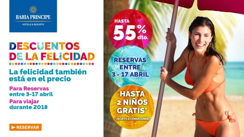 Vuelven los descuentos de la felicidad a Bah&iacute;a Pr&iacute;ncipe