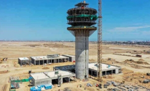 Nueva torre de control del Aeropuerto Internacional Jorge Ch&aacute;vez tiene un avance de casi 50% en obras f&iacute;sicas
