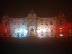 Palacio de Gobierno luce nueva iluminaci&oacute;n por Fiestas Patrias