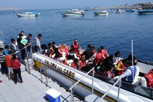 Fiscalizan actividades del servicio de transporte tur&iacute;stico acu&aacute;tico en Paracas