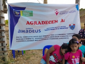 Este a&ntilde;o el Amadeus Volunteer Day llev&oacute; ayuda a poblaciones afectadas por la emergencia en Tumbes