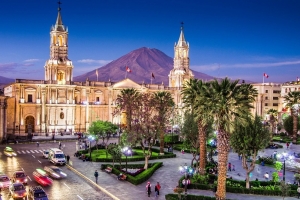 Arequipa. Ciudad Blanca. Per&uacute;.