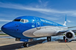 Aerol&iacute;neas Argentinas incorpora su tercer Boeing 737 MAX
