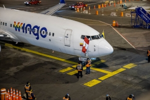 Wingo inaugura su primer vuelo Lima-Bogot&aacute; (FOTOS)