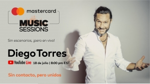 Diego Torres se integra a la colecci&oacute;n de experiencias digitales en casa de Mastercard