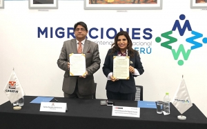 MIGRACIONES y CANATUR suscriben convenio para fortalecer turismo en el pa&iacute;s