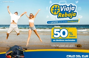 Cruz del Sur promueve turismo con oferta de pasajes