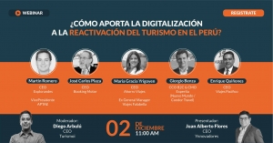 &iquest;C&oacute;mo aporta la digitalizaci&oacute;n a la reactivaci&oacute;n del turismo en el Per&uacute;?