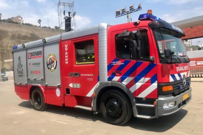 Rally Dakar 2019: equipo holand&eacute;s dona cami&oacute;n contraincendios para bomberos
