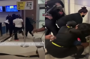 Violento ataque a personal de aerol&iacute;nea por retraso de vuelo en Florida (V&Iacute;DEO)
