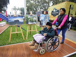 Parque de la exposici&oacute;n accesible gracias al CULTURAYMI