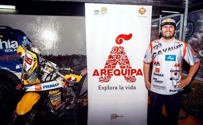 Piloto Sebasti&aacute;n Cavallero llevar&aacute; la Marca Arequipa en el DAKAR