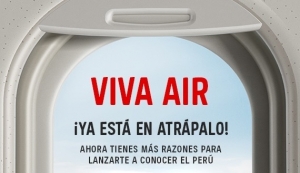 Atr&aacute;palo.pe es la primera agencia de viajes online en contar con pasajes para Viva Air