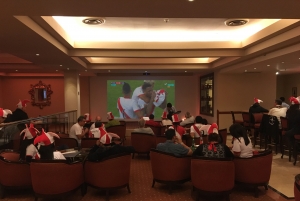 As&iacute; se vivi&oacute; el triunfo blanquirrojo en el Kero Bar del SHERATON LIMA