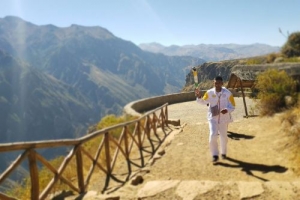 La Antorcha Panamericana ilumina el valle del Colca