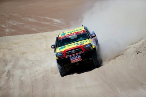 Diego Weber y Juan Carlos Uribe lideran en  Segunda etapa de Baja Inka Mitsubishi Motors Paracas 1000